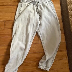 Aritzia TNA Cream/Tan Jogger Sweatpants